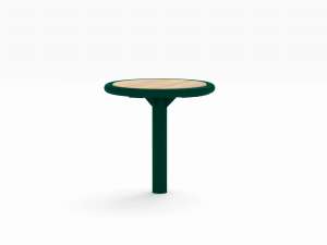SITZHOCKER AUS STAHL FÜR ÖFFENTLICHE BEREICHE 45 cm