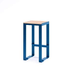 Barhocker aus Stahl und Holz | Freiraum Mobiliar